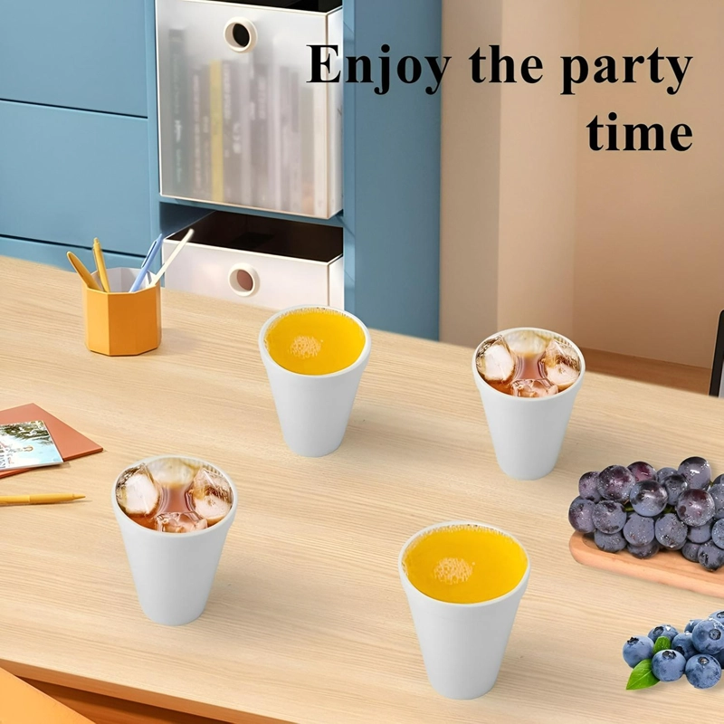 1000 VASOS DESECHABLES VASOS PLUMAVIT TERMICO VASO 8OZ/240ML BLANCO / VASO PLUMAVIT 8OZ - 9