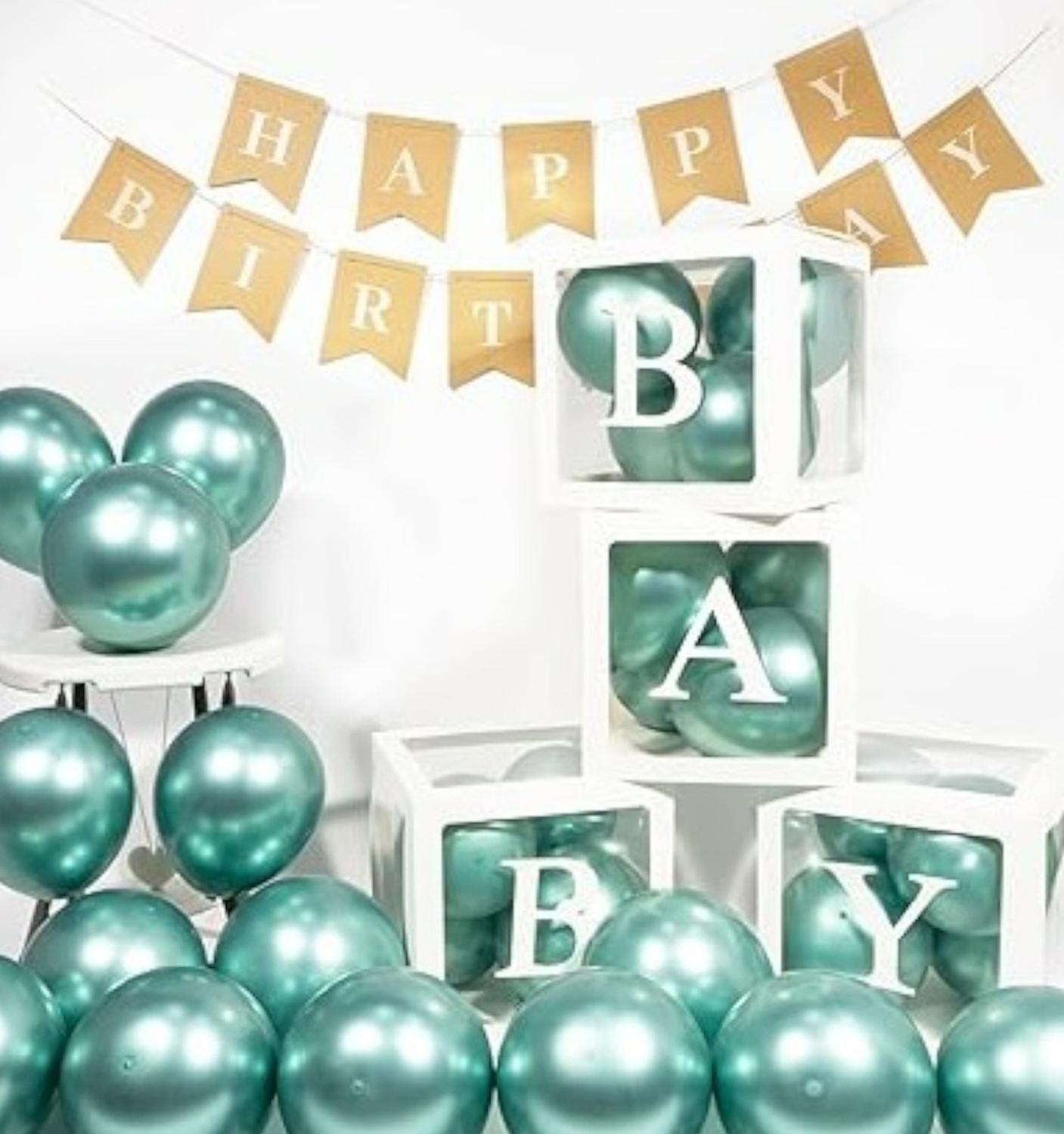 25 SET DE CUMPLEAÑOS GLOBOS CROMADOS GLOBOS CUMPLEAÑOS 25CM - 9