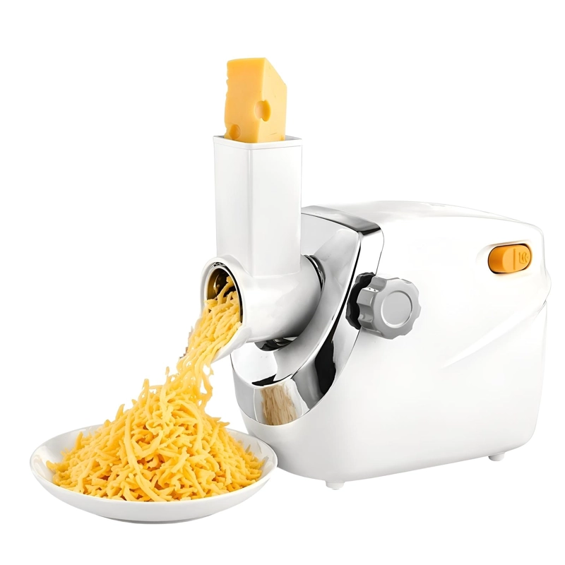 RALLADOR COMERCIAL ELE CTRICO GIRATORIO 3 CUCHILLAS 300W MAQUINA QUESO REBANADOR - 1