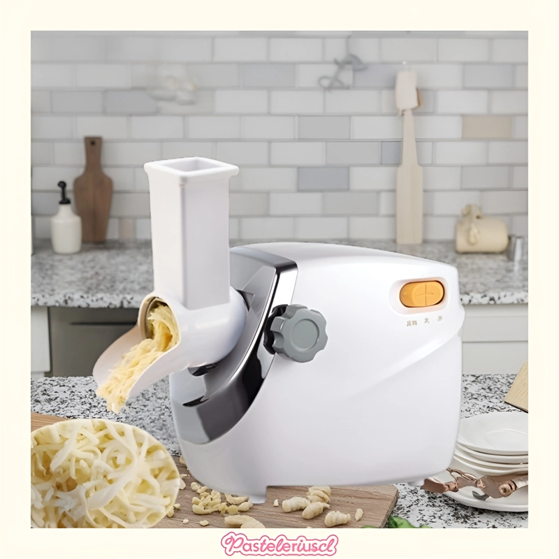 RALLADOR COMERCIAL ELE CTRICO GIRATORIO 3 CUCHILLAS 300W MAQUINA QUESO REBANADOR - 2