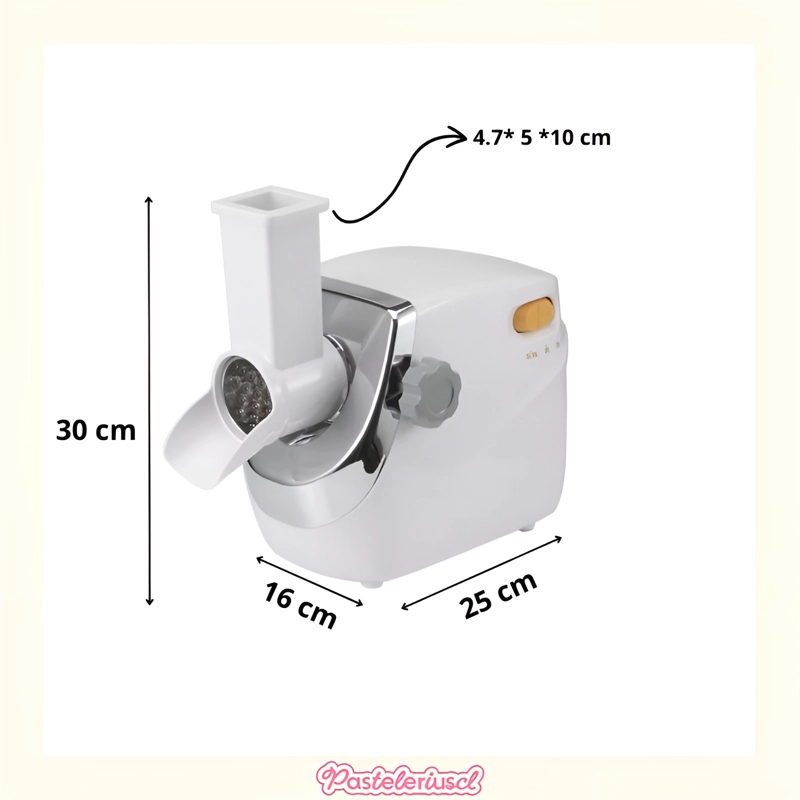 RALLADOR COMERCIAL ELE CTRICO GIRATORIO 3 CUCHILLAS 300W MAQUINA QUESO REBANADOR - 3