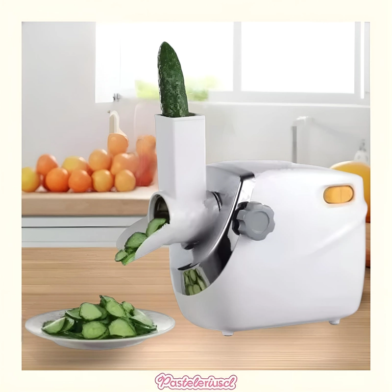 RALLADOR COMERCIAL ELE CTRICO GIRATORIO 3 CUCHILLAS 300W MAQUINA QUESO REBANADOR - 6