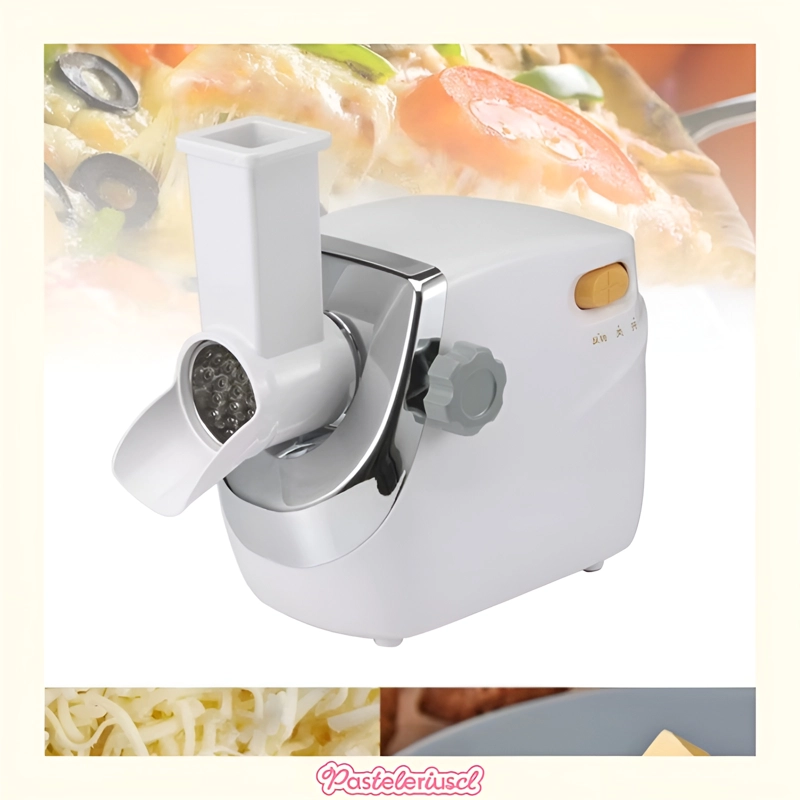 RALLADOR COMERCIAL ELE CTRICO GIRATORIO 3 CUCHILLAS 300W MAQUINA QUESO REBANADOR - 8