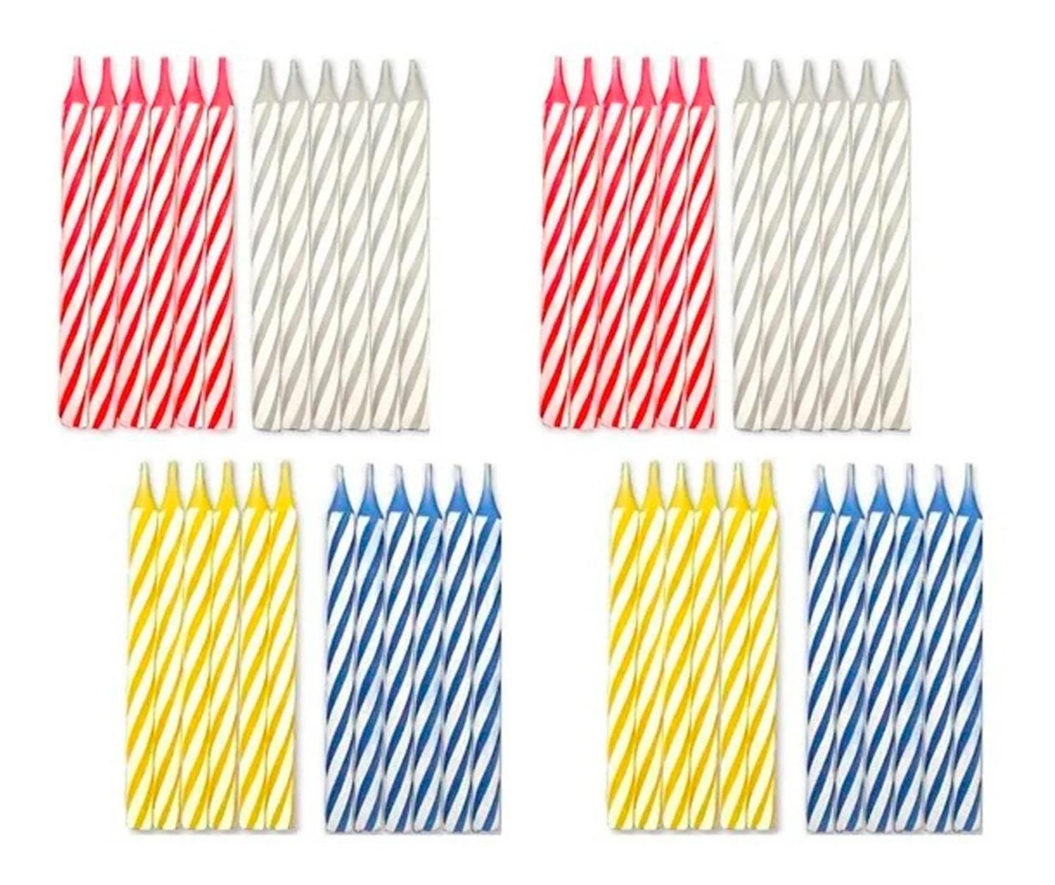 SET 48 VELAS DE CUMPLEAÑOS VELA DECORATIVA VELA DE TORTA - 1