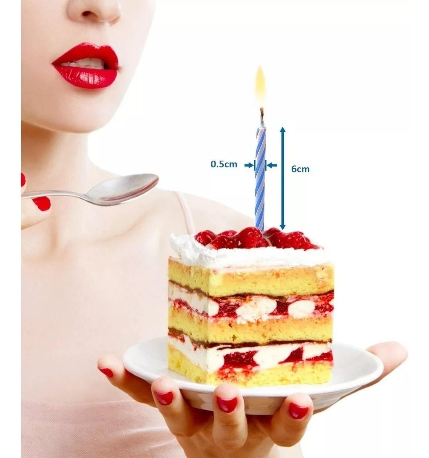 SET 48 VELAS DE CUMPLEAÑOS VELA DECORATIVA VELA DE TORTA - 6