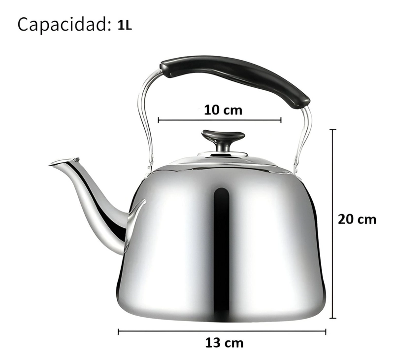 TETERA DE TE TETERA DE AGUA TETERAS FILTRO TE INFUSOR 1.0 L - 3