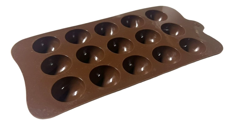 MOLDES DE CHOCOLATE MOLDES CHOCOLATE SILICONA 15 ESFERA - 5