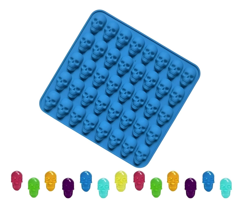 MOLDES SILICONA HALLOWEEN MOLDES REPOSTERIA CALAVERA 40CAV