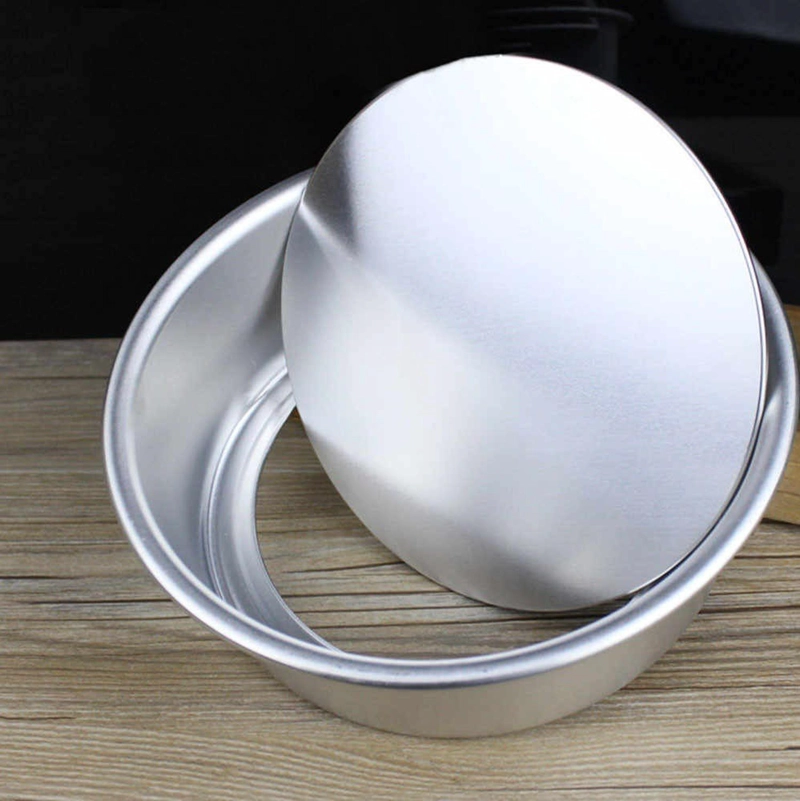 MOLDE DE ALUMINIO PARA TORTA MOLDE DESMONTABLE MOLDE 22X10CM GRIS - 7
