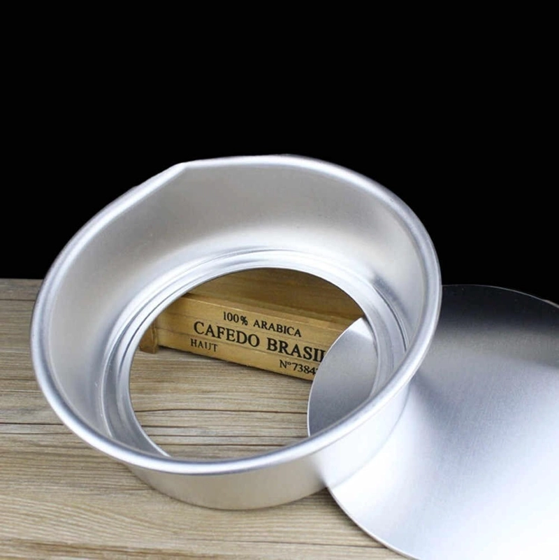 MOLDE DE ALUMINIO PARA TORTA MOLDE DESMONTABLE MOLDE 22X10CM GRIS - 9
