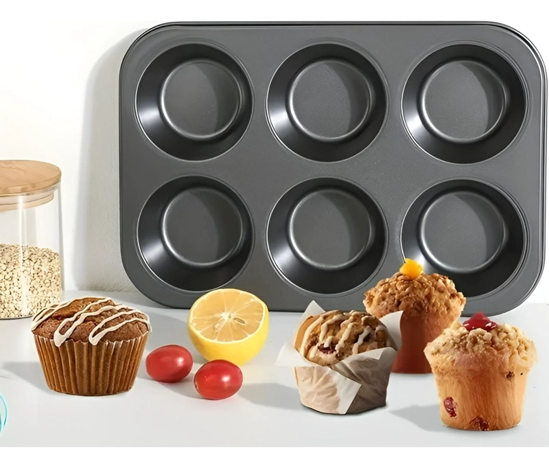 MOLDE 6 CUPCAKES MOLDE CUPCAKE MOLDE MUFFINS REPOSTERIA - 2