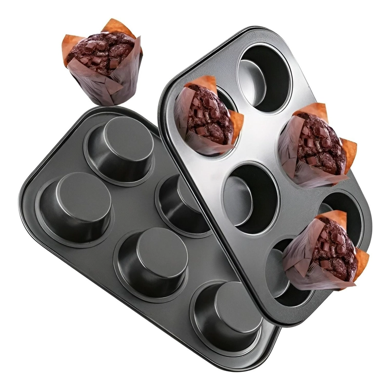 MOLDE 6 CUPCAKES MOLDE CUPCAKE MOLDE MUFFINS REPOSTERIA - 9