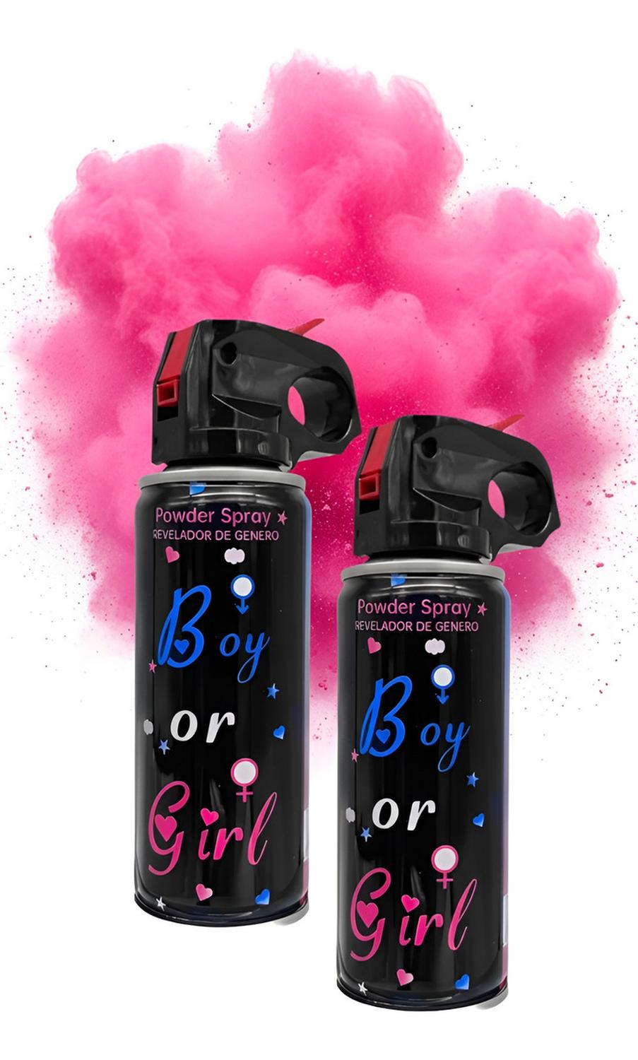 PACKX2 EXTINTOR HUMO REVELACION DE GENERO CAÑON SPRAY COLOR ROS-151041 - 1