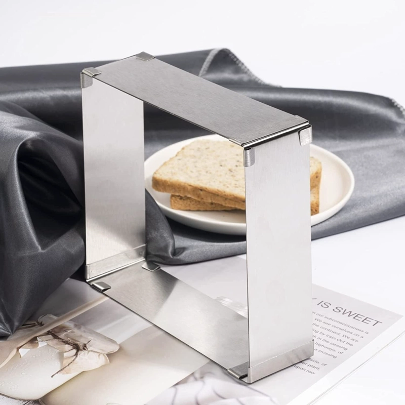 MOLDE DE TORTA MOLDES PARA TORTAS CUADRADO AJUSTABLE - 3