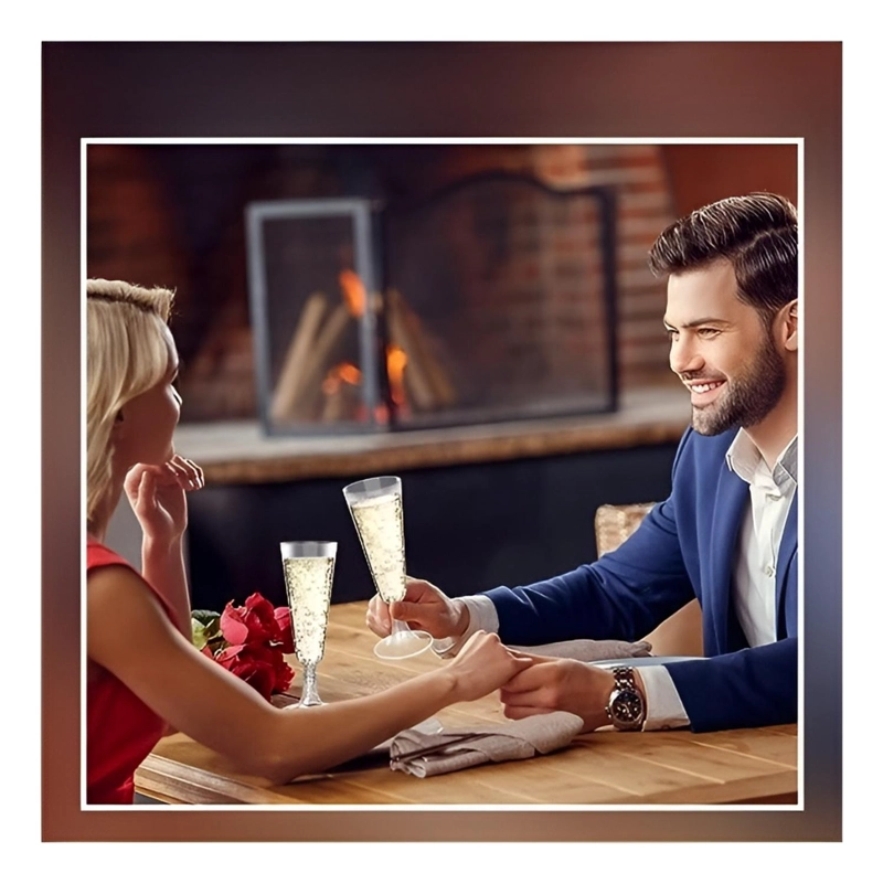 30 COPAS DE CHAMPAGNE COPA ACRILICO COPAS CHAMPAÑA 5OZ/162ML TRANSPARENTE - 6