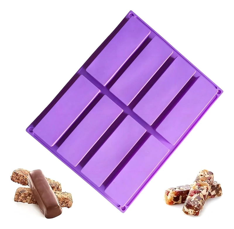 MOLDES PARA CHOCOLATE MOLDE SILICONA REPOSTERIA BARRAS 8CAV