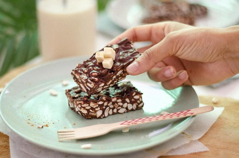 MOLDES SILICONA BARRA CHOCOLATE MOLDE SILICONA BARRA CEREAL MARRON - 7