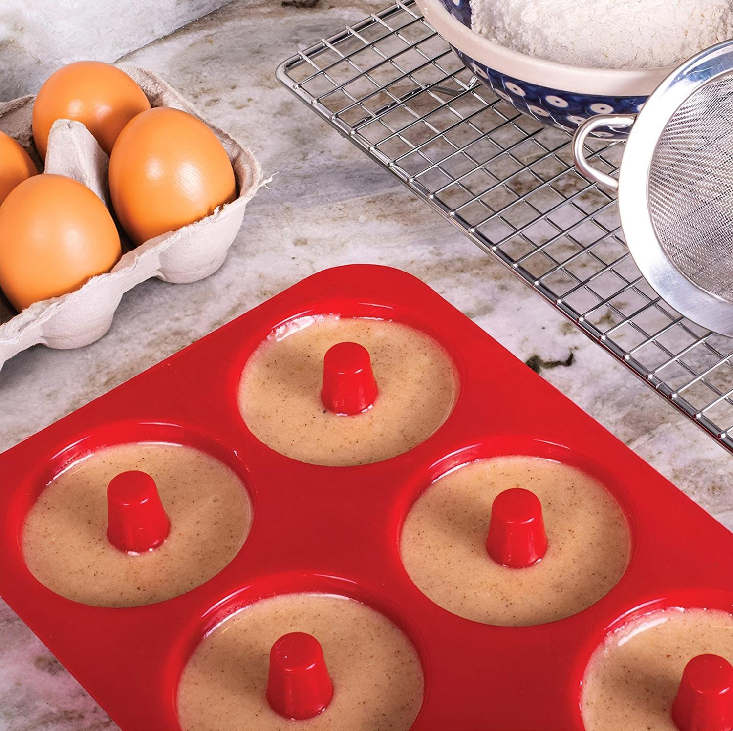 MOLDES SILICONA DONAS MOLDES DE SILICONA DONUT MOLDE DONA MULTICOLOR - 2
