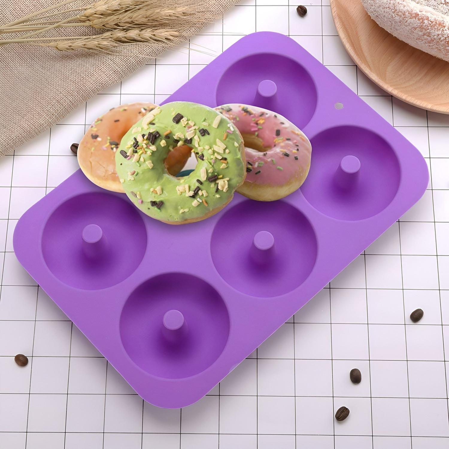 MOLDES SILICONA DONAS MOLDES DE SILICONA DONUT MOLDE DONA MULTICOLOR - 4