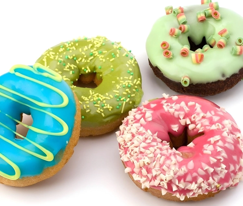 MOLDES SILICONA DONAS MOLDES DE SILICONA DONUT MOLDE DONA MULTICOLOR - 8