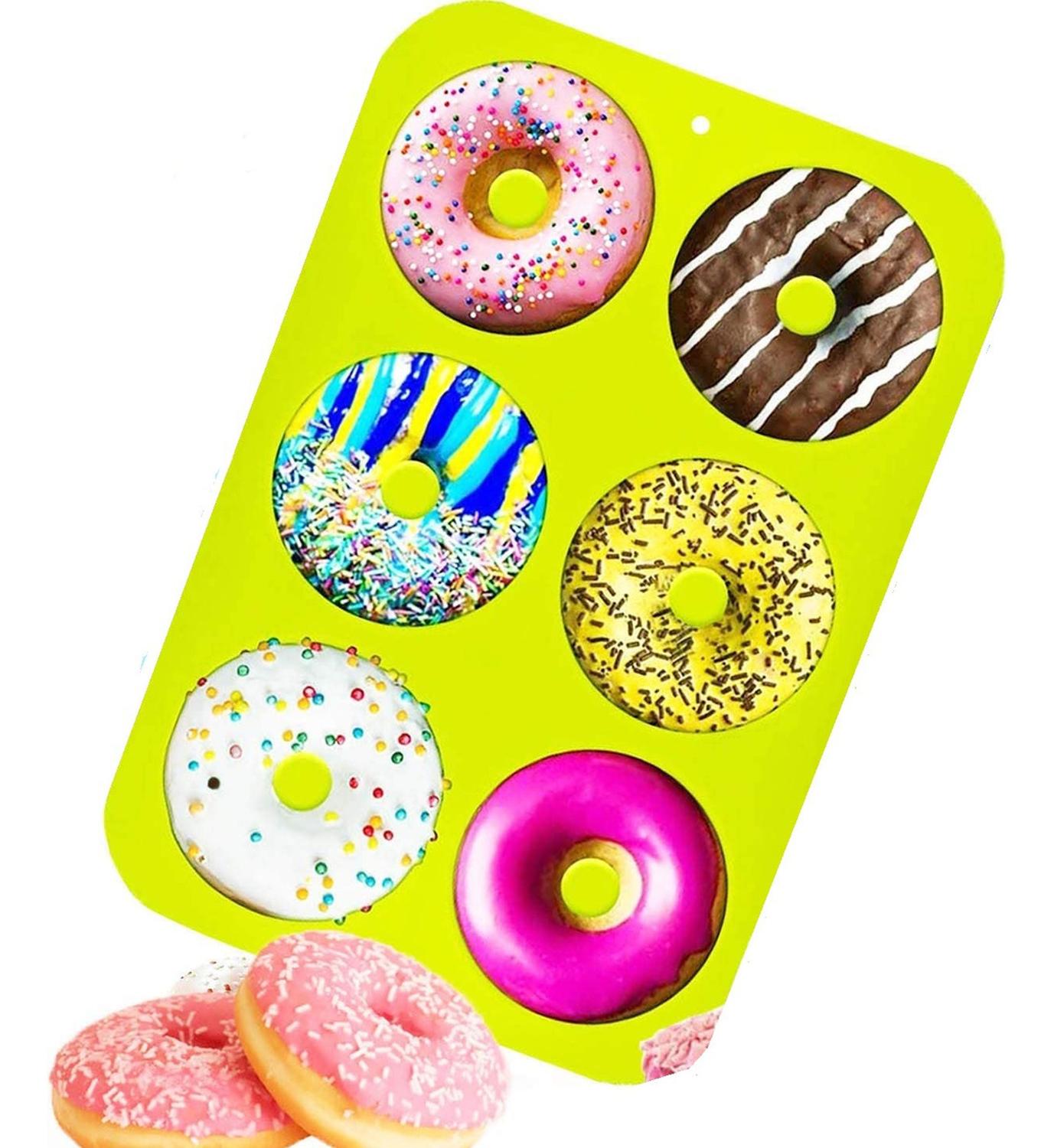 MOLDES SILICONA DONAS MOLDES DE SILICONA DONUT MOLDE DONA MULTICOLOR - 9