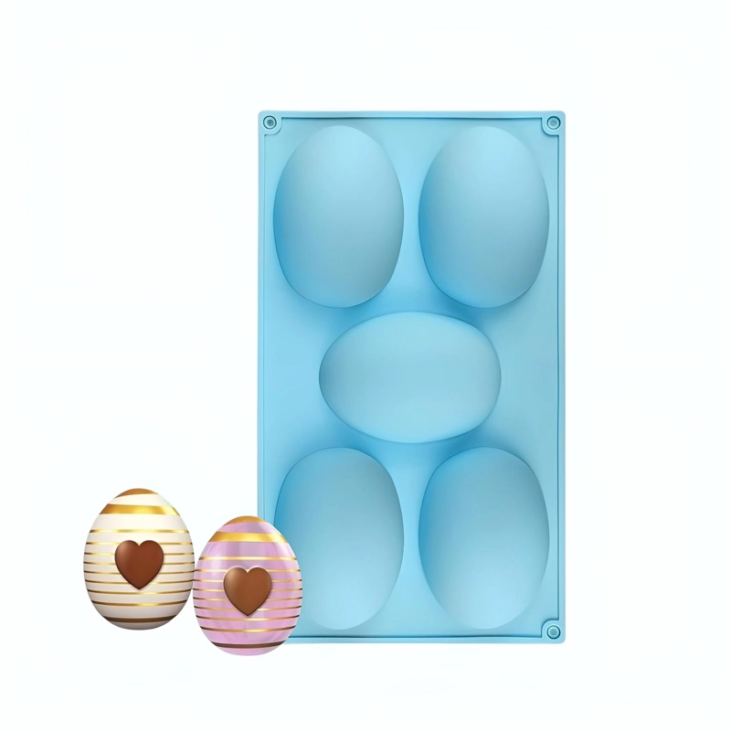 MOLDES CHOCOLATE SILICONA HUEVO MOLDE CHOCOLATE HUEVO GRANDE - 1