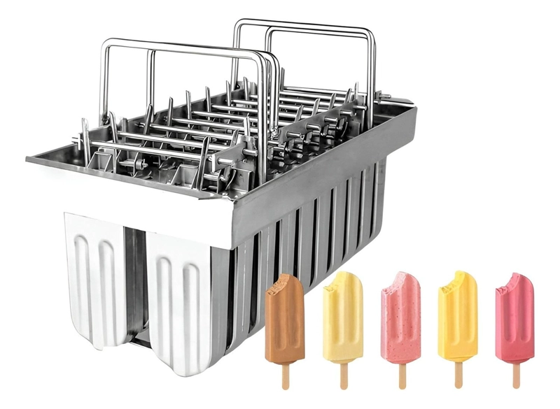 MOLDE HELADOS MOLDES REPOSTERIA MOLDES DE ALUMINIO 20CAV - 1