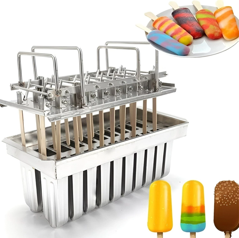 MOLDE HELADOS MOLDES REPOSTERIA MOLDES DE ALUMINIO 20CAV - 2