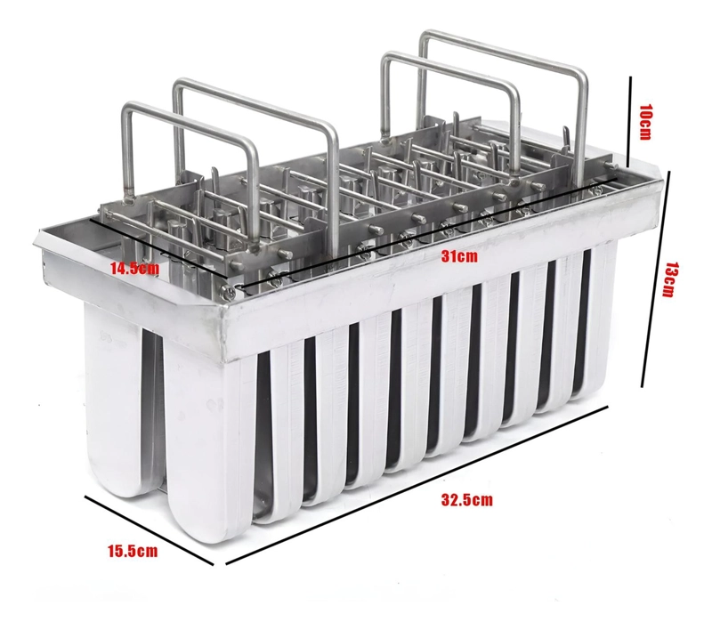 MOLDE HELADOS MOLDES REPOSTERIA MOLDES DE ALUMINIO 20CAV - 3