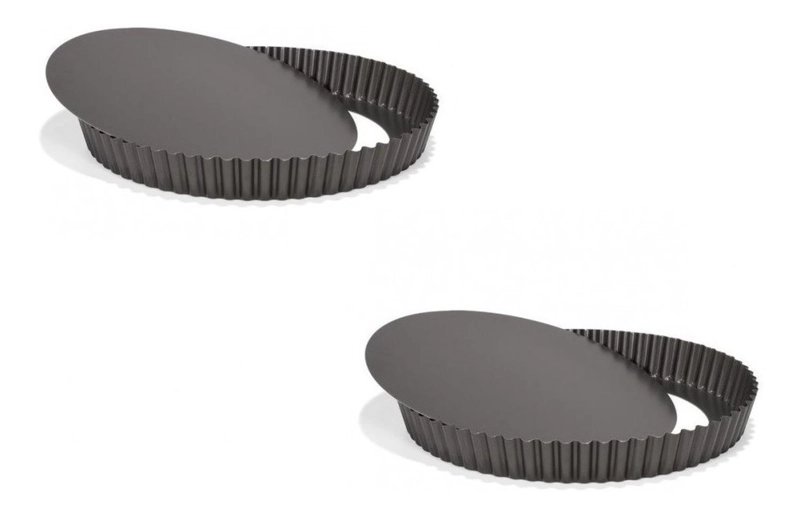 PACK X2 MOLDE DESMONTABLE MOLDES DESMONTABLES MOLDES 22CM GRIS - 1