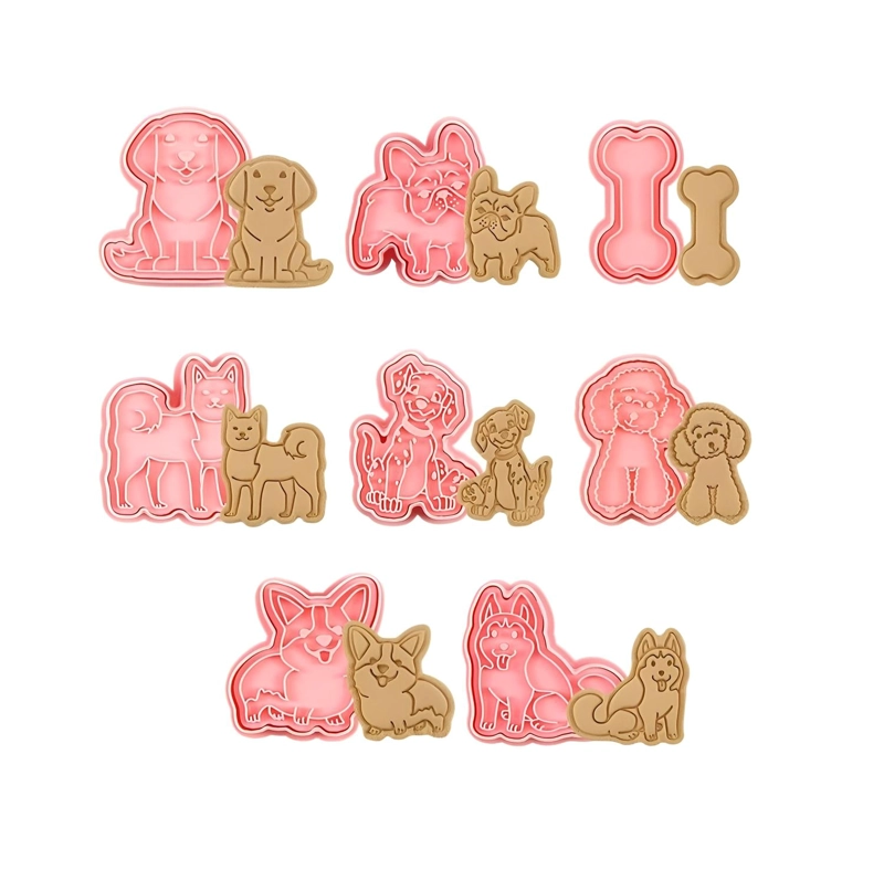 MOLDES PARA GALLETAS PERROS MOLDE GALLETAS MASCOTAS CORTADOR - 1