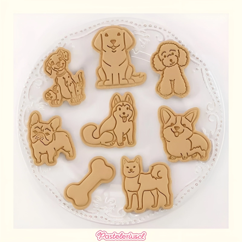 MOLDES PARA GALLETAS PERROS MOLDE GALLETAS MASCOTAS CORTADOR - 4