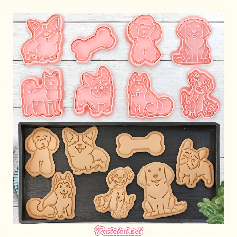 MOLDES PARA GALLETAS PERROS MOLDE GALLETAS MASCOTAS CORTADOR - 5