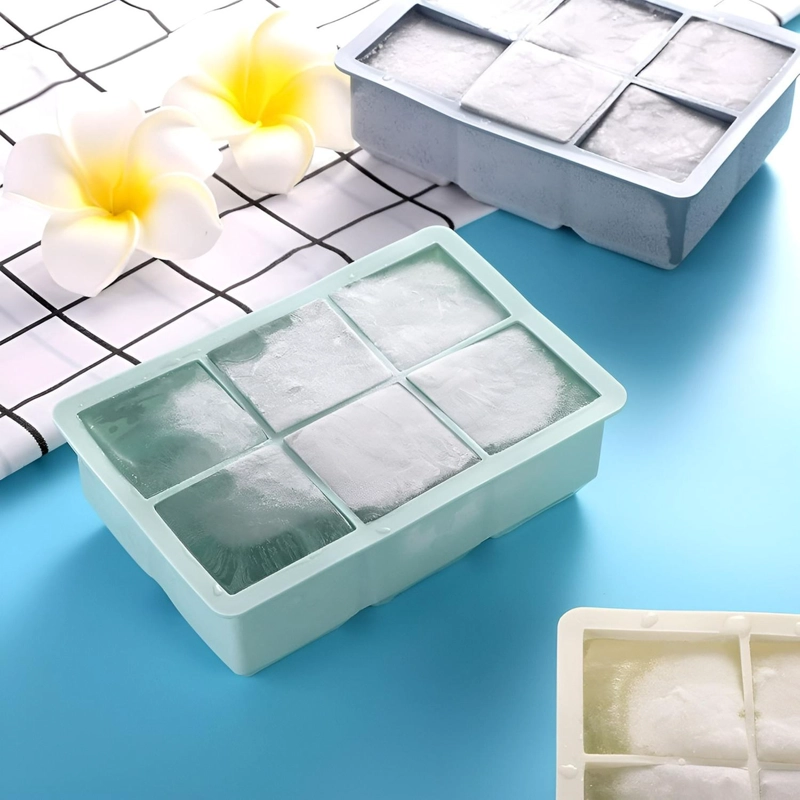 CUBETAS HIELO CUBETERA CUBETAS SILICONA CUBETA C/TAPA 6CAV - 9