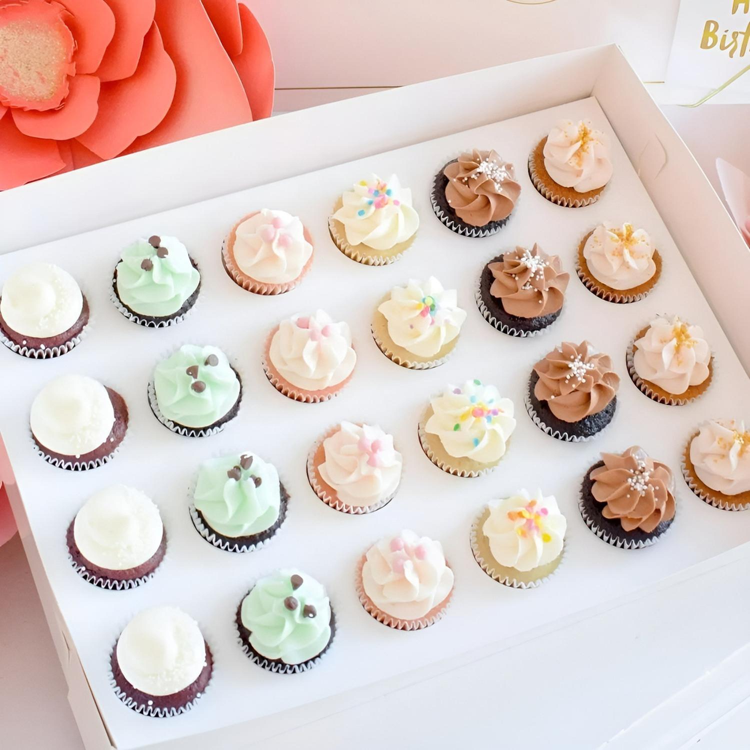 PACK X2 MOLDE CUPCAKES 24 CUPCAKES MOLDE SILICONA REPOSTERIA MULTICOLOR - 2
