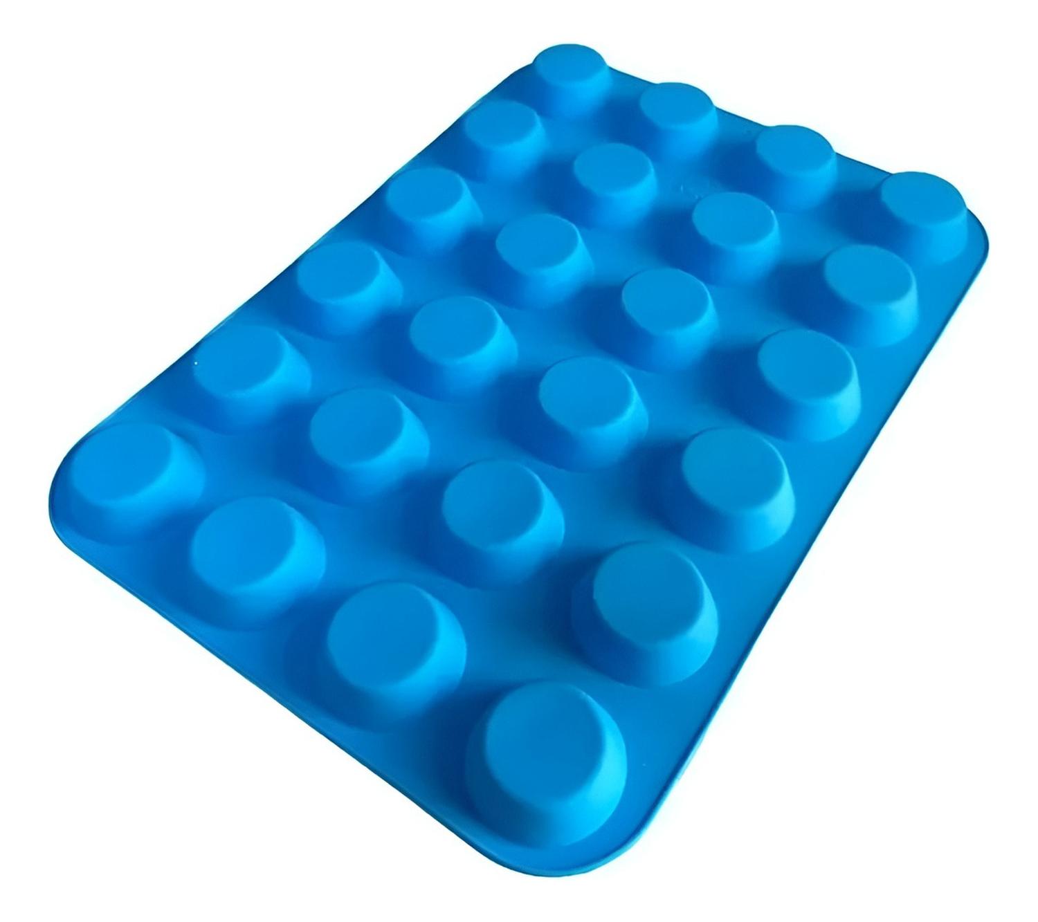 PACK X2 MOLDE CUPCAKES 24 CUPCAKES MOLDE SILICONA REPOSTERIA MULTICOLOR - 6