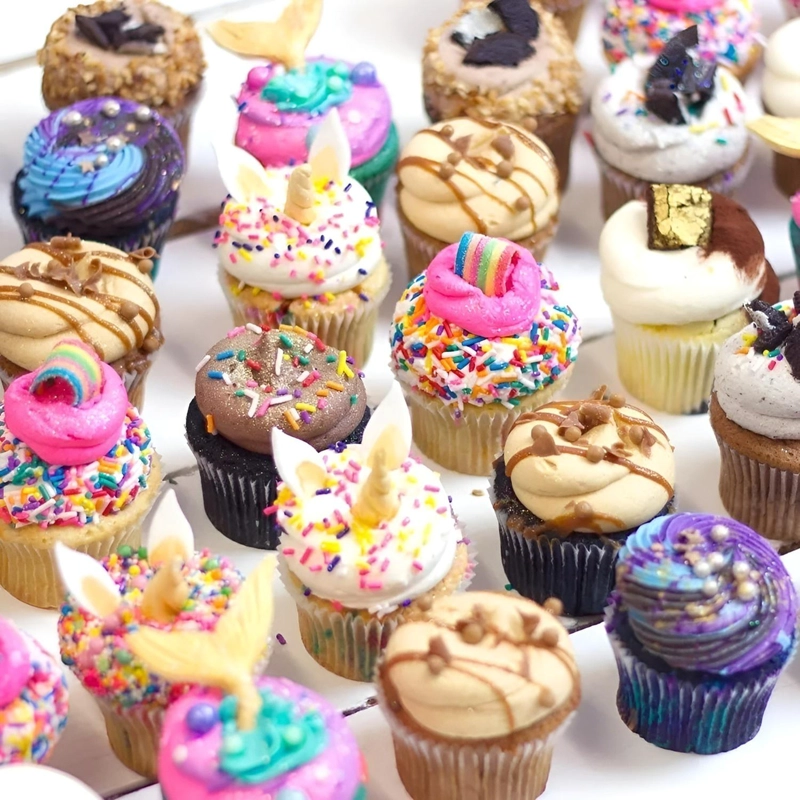 PACK X2 MOLDE CUPCAKES 24 CUPCAKES MOLDE SILICONA REPOSTERIA MULTICOLOR - 7