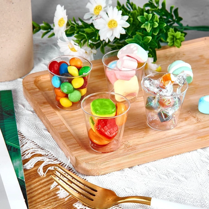 25 SET DE VASOS SHOT POSTRES POCILLOS VASOS PLASTICO 102 ML - 4