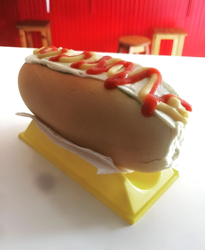 20 PORTA COMPLETOS PLASTICO COMPLETERO REUTILIZABLE HOT DOG MULTICOLOR - 6
