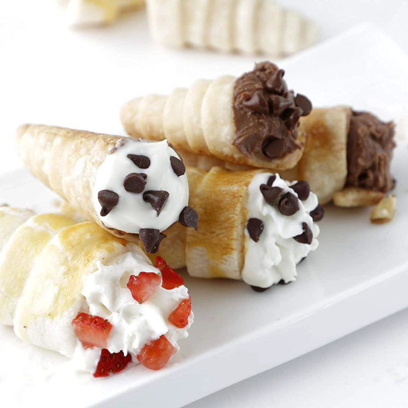 PACK X6 CONO MOLDE PARA CANNOLI CACHITO CROISSANT PAN DANES - 8