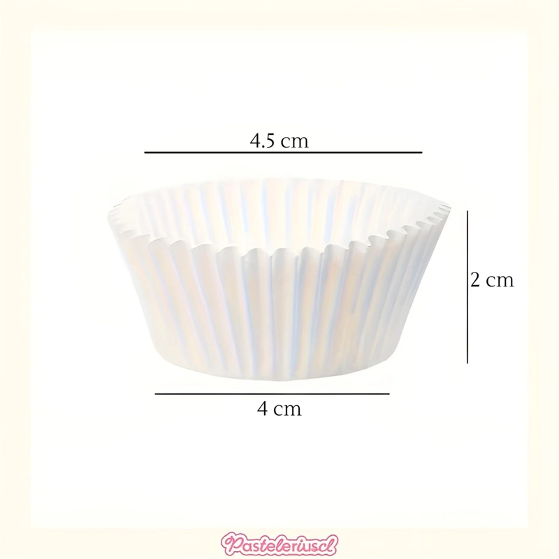 PACK X200 CAPSULA PARA HORNEAR CAPSULAS CUPCAKES CAPSULA 4CM - 3