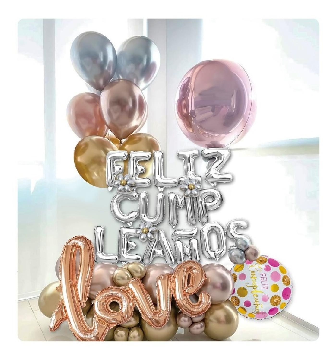 PACK X50 GLOBOS DE CUMPLEAÑOS GLOBOS FELIZ CUMPLEAÑOS GLOBO - 1