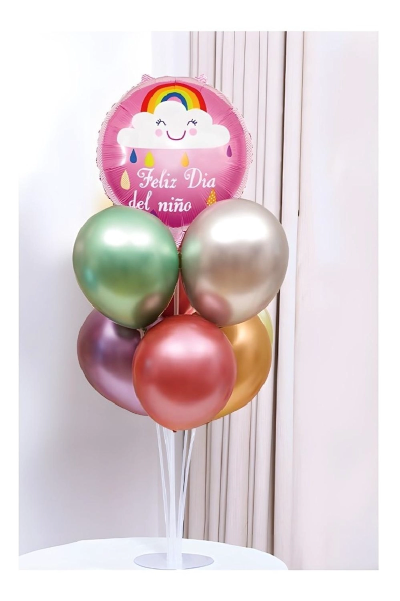 SET DE DECORACION GLOBOS DIA DEL NIÑO BASE PARA GLOBOS 2381 - 1