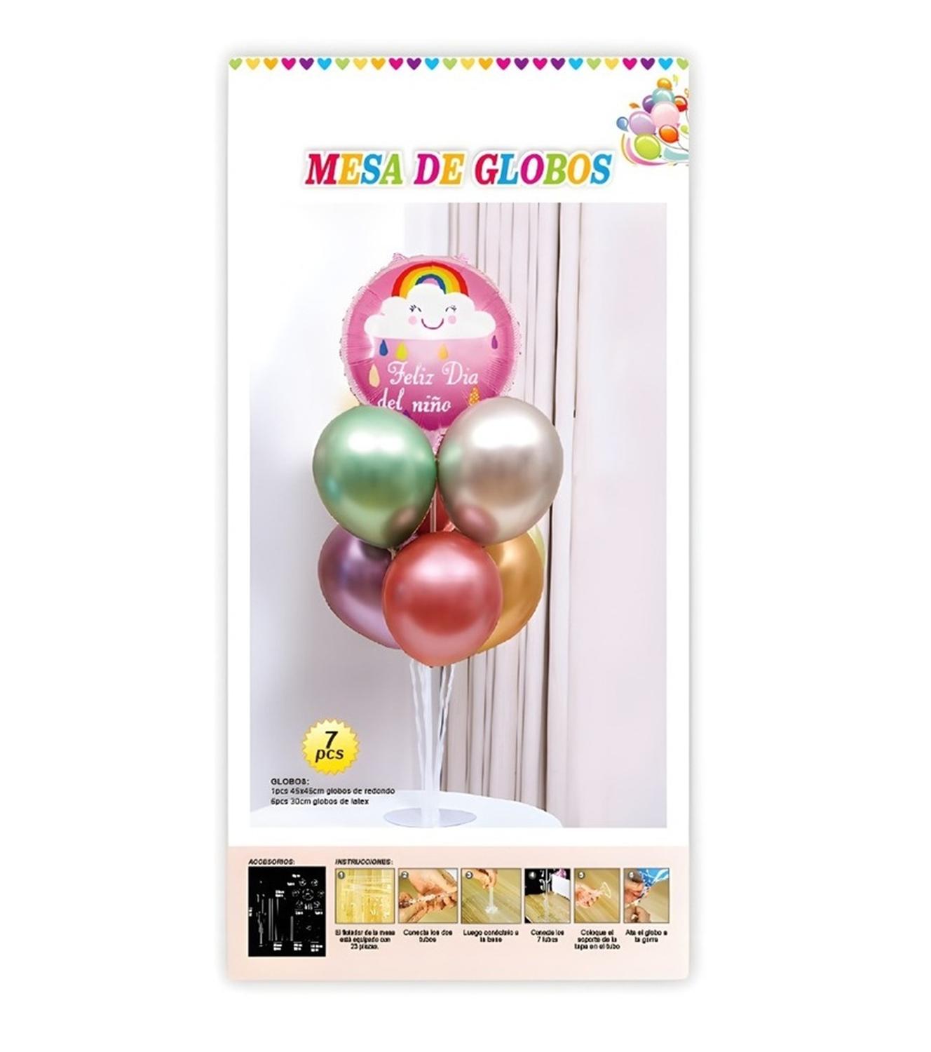 SET DE DECORACION GLOBOS DIA DEL NIÑO BASE PARA GLOBOS 2381 - 3