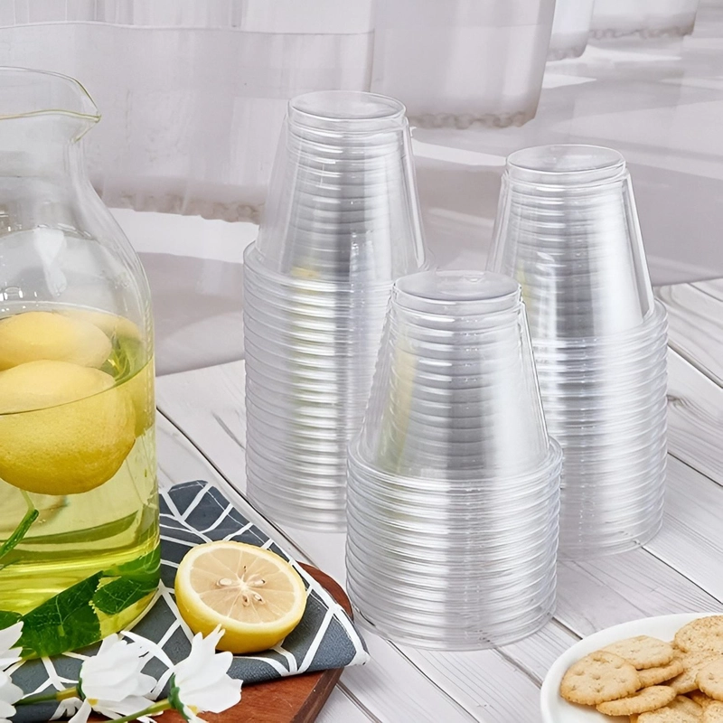 VASO PLASTICO VASOS DESECHABLES VASO PEQUEÑO 5OZ 148ML - 6