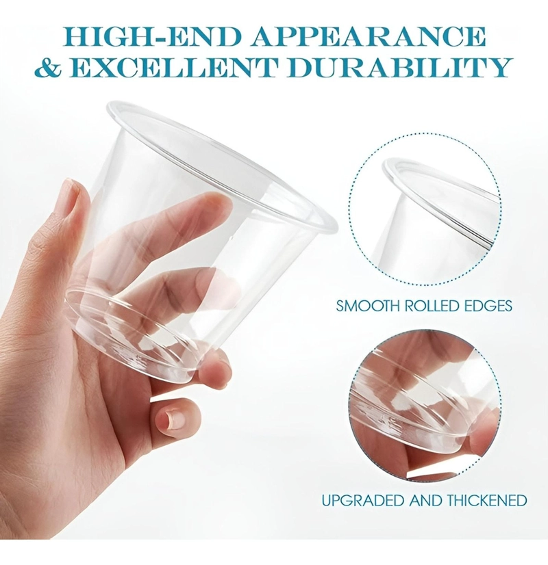 VASO PLASTICO VASOS DESECHABLES VASO PEQUEÑO 5OZ 148ML - 7