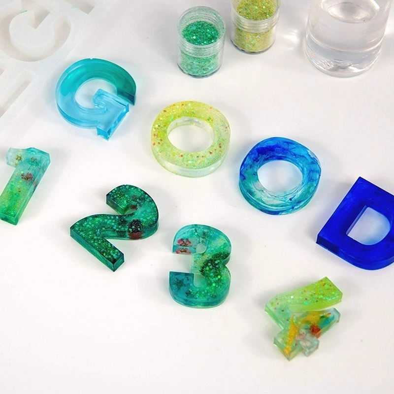 MOLDE DE SILICONA LETRAS MOLDES SILICONA REPOSTERIA 36 CAVID - 9