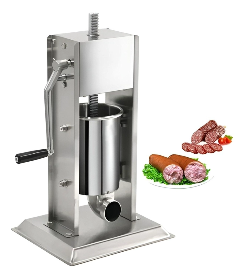 EMBUTIDORA VERTICAL ACERO INOXIDABLE EMBUTIDORAS MANUAL 7L - 1