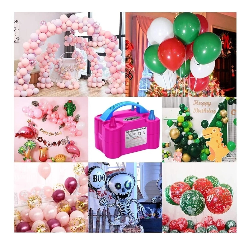 INFLADOR DE GLOBOS ELE CTRICO MAQUINA PARA INFLAR GLOBOS - 8