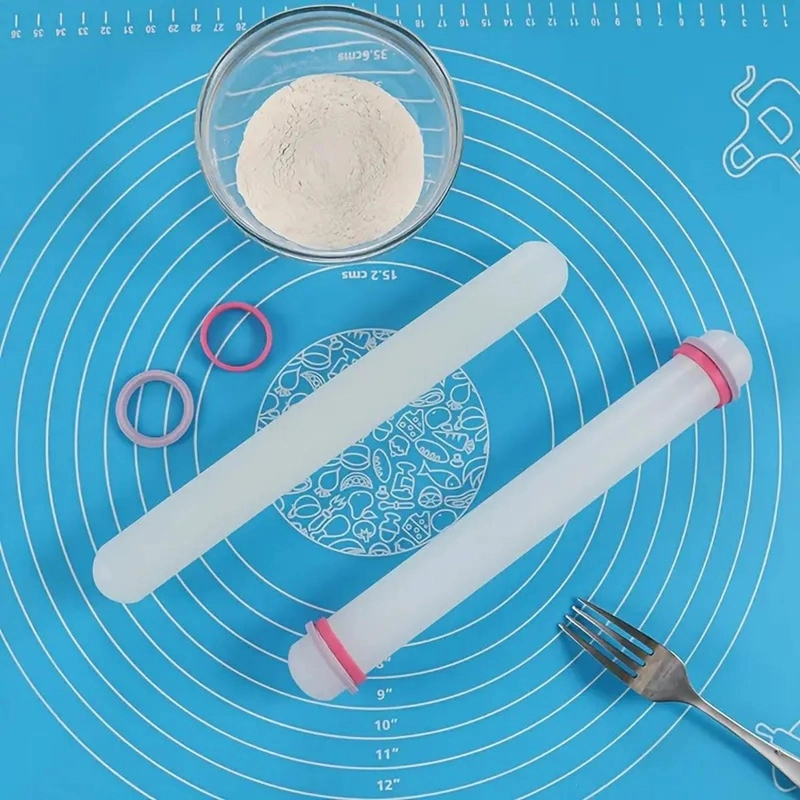 USLERO RODILLO FONDANT RODILLO PARA FONDANT 22CM BLANCO - 8